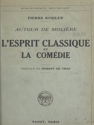 cover image of Autour de Molière, l'esprit classique et la comédie